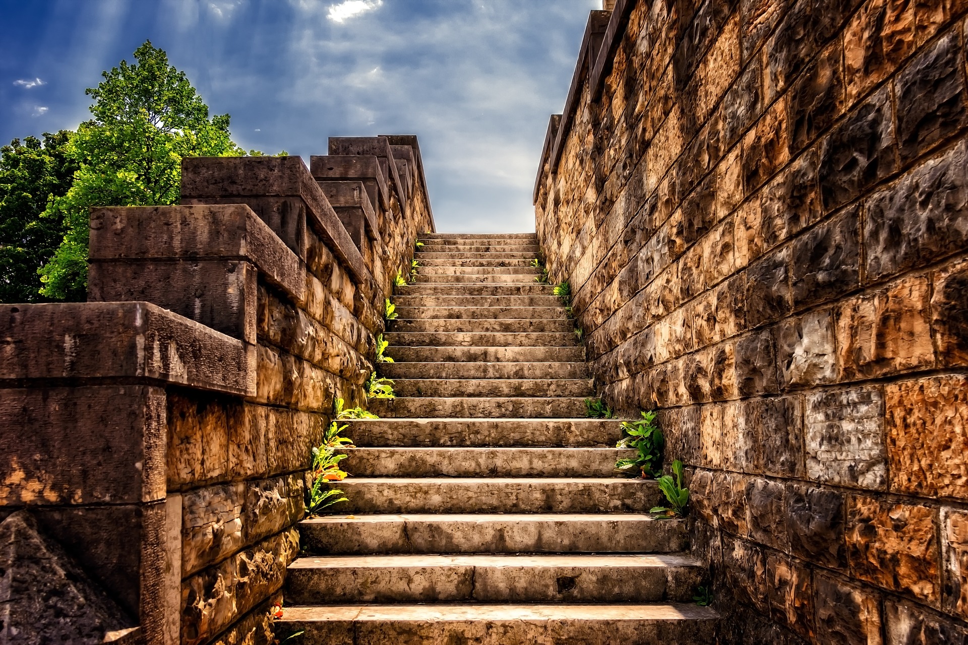 stairs to success